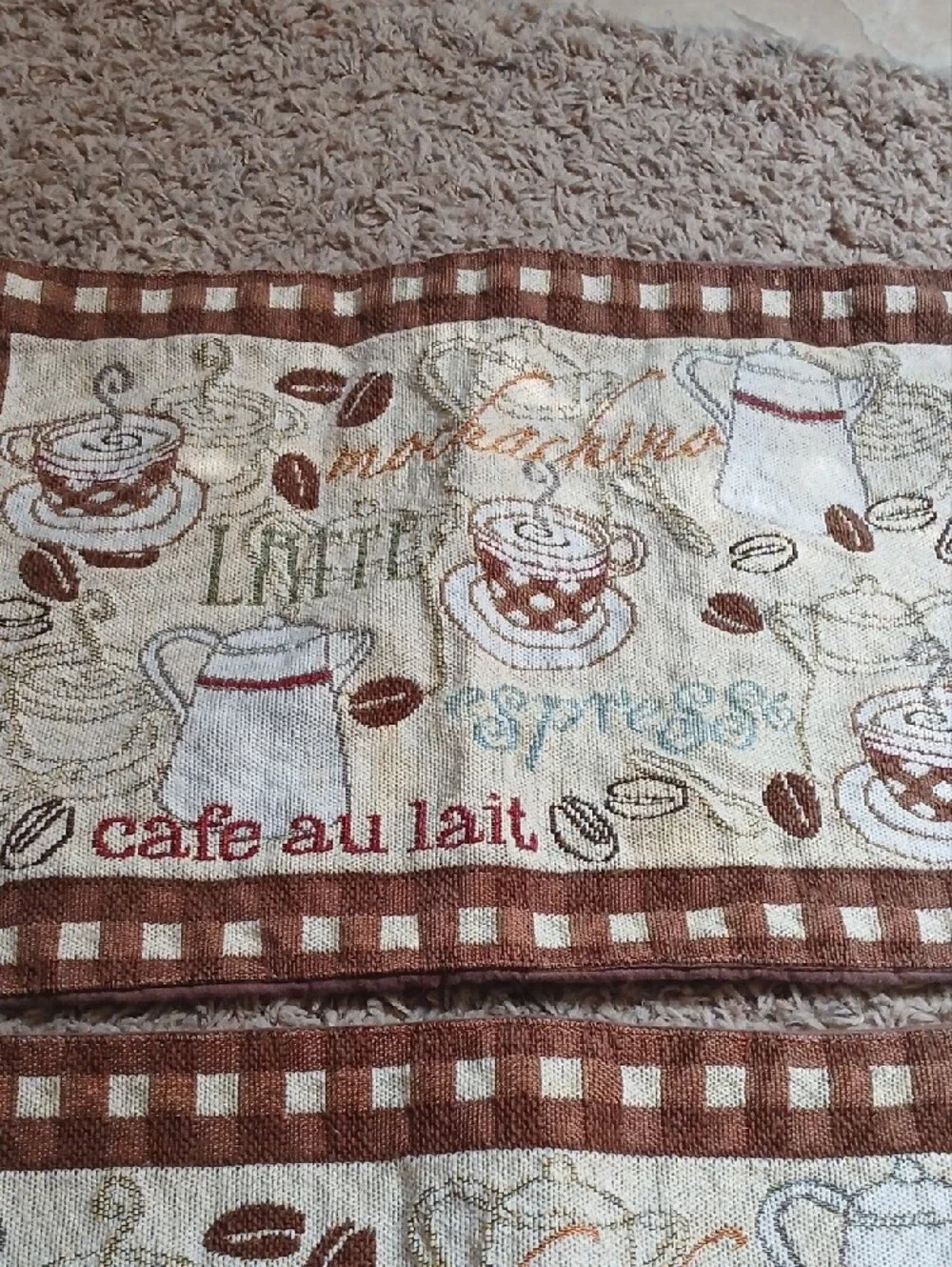 Cafe au Lait Brown Kitchen Placemats - Set of 2
